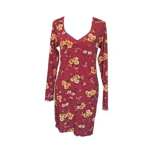 Wild Fable Floral Cotton Stretchy Bodycon Dress
